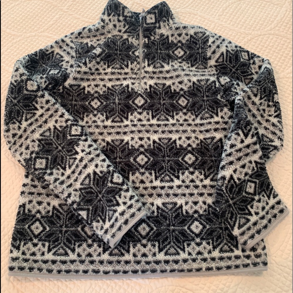 Fleece cozy pullover jacket!!